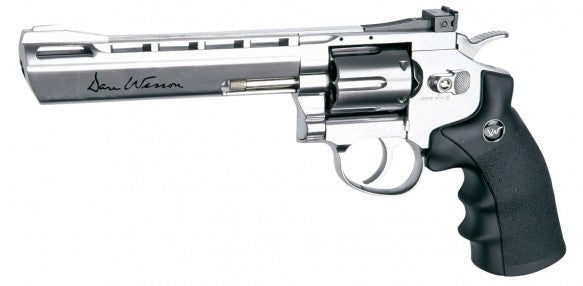 Dan Wesson 6" Pellet Silver Revolver