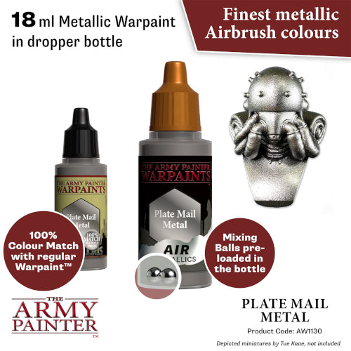 Warpaints Air Metallics: Plate Mail Metal