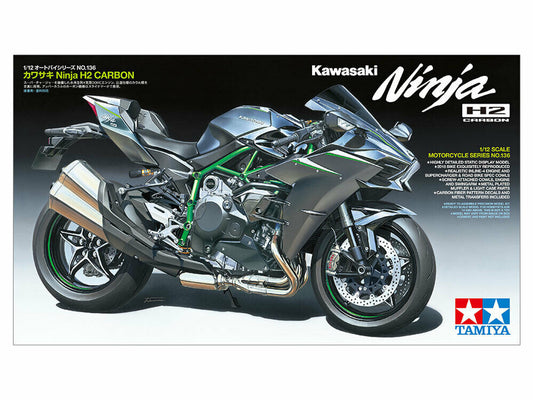 Tamiya 1/12 Kawasaki Ninja H2 Carbon Scale Kit