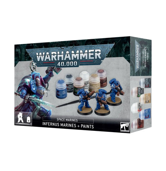 Space Marines Infernus Marines + Paint Set 60-11