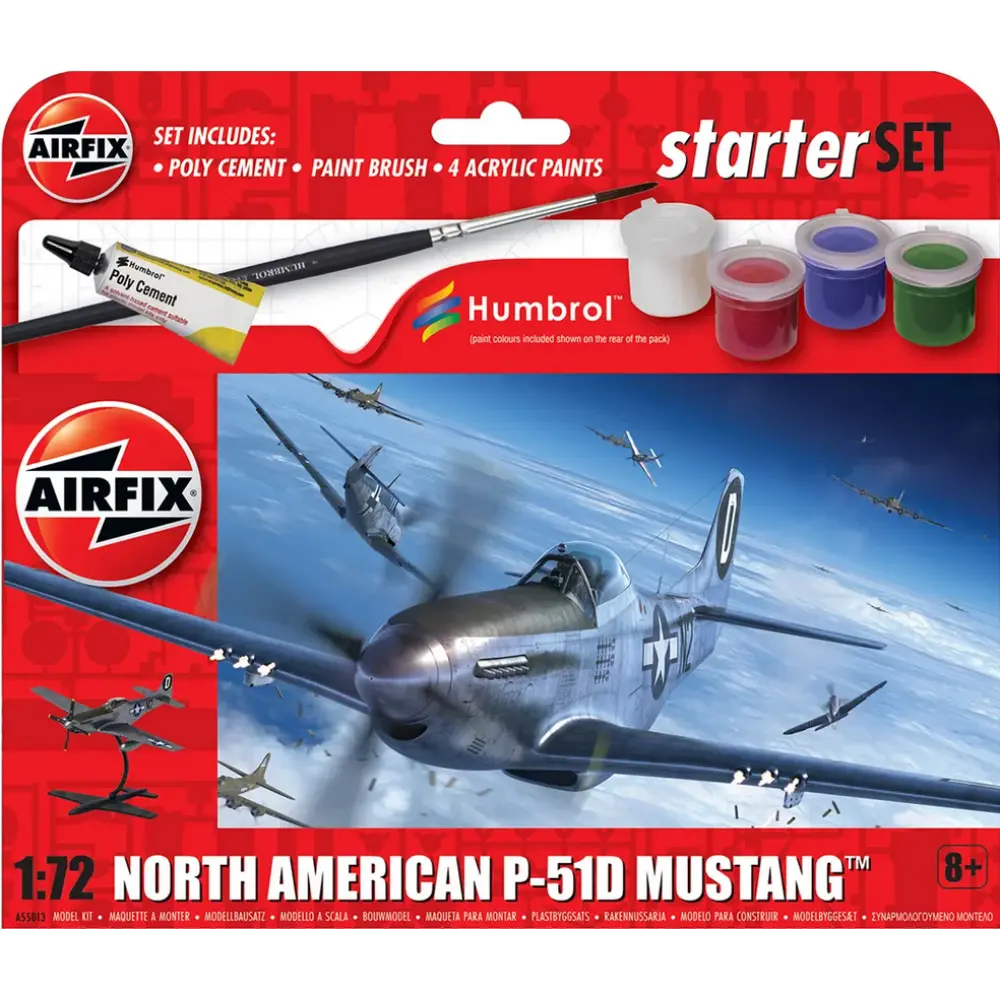 Airfix P51D Mustang Gift Set