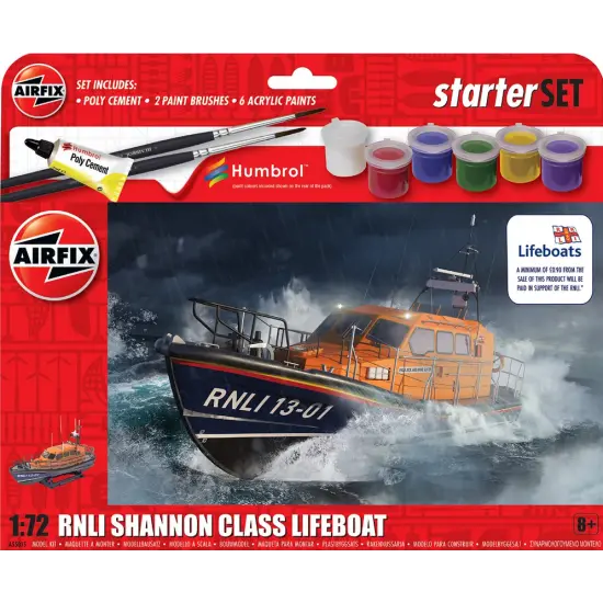 Airfix RNLI Shannon Class Lifeboat Gift Set 1:72