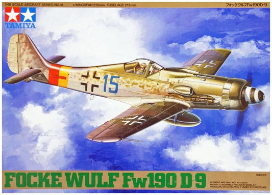 Tamiya FW190 D-9 Focke-Wulf 1:48 Scale Kit