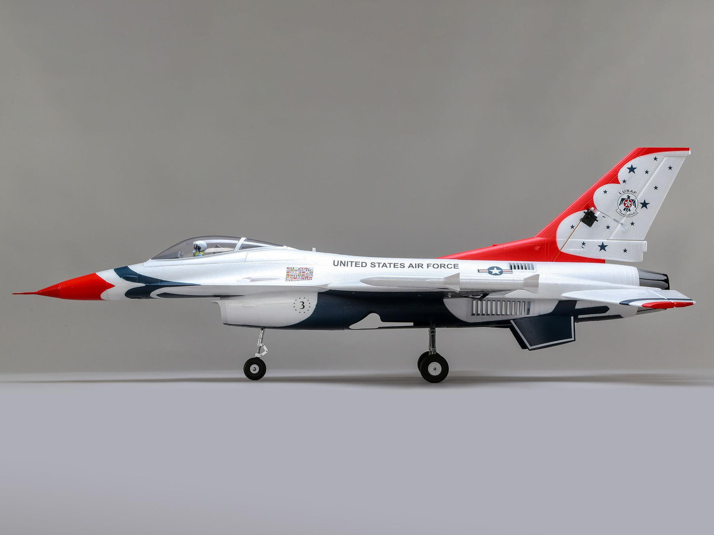 F-16 Thunderbirds 70mm EDF Jet BNF Basic with AS3X and SAFE