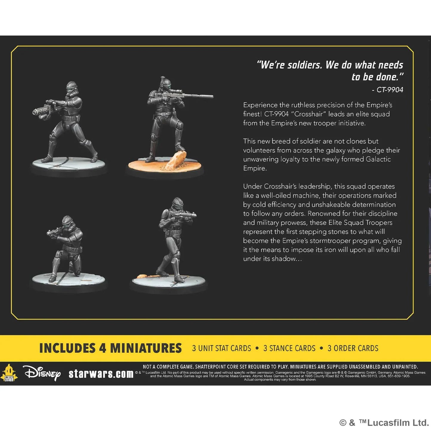 Star Wars: Good Soldiers Follow Orders Squad Pack