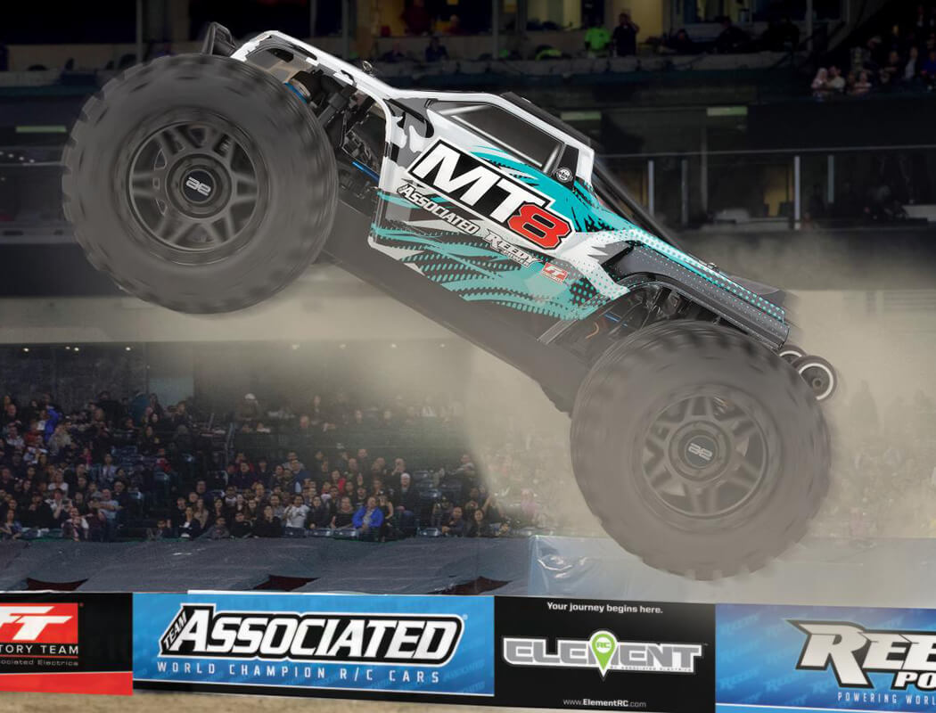 Team Associated Rival MT8 Teal RTR Truck Brushless