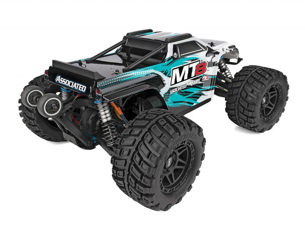 Team Associated Rival MT8 Teal RTR Truck Brushless