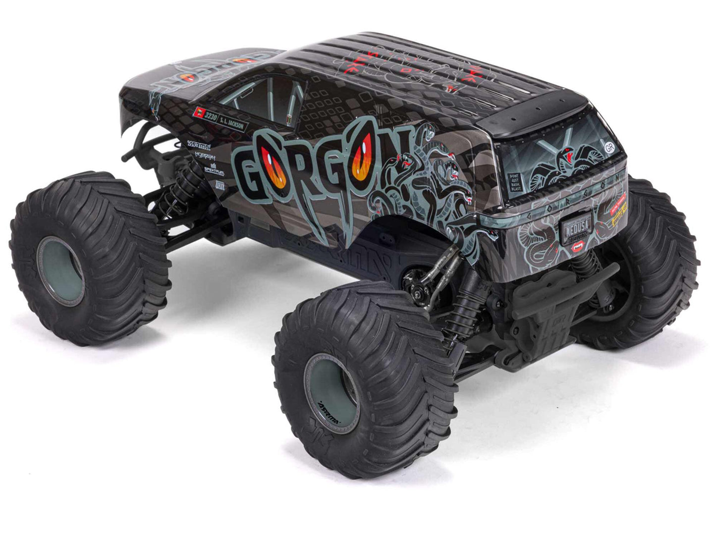 Gorgon 2wd MT 1/10 Ready-To-Assemble Kit w/8.4v/Chg Gunmetal