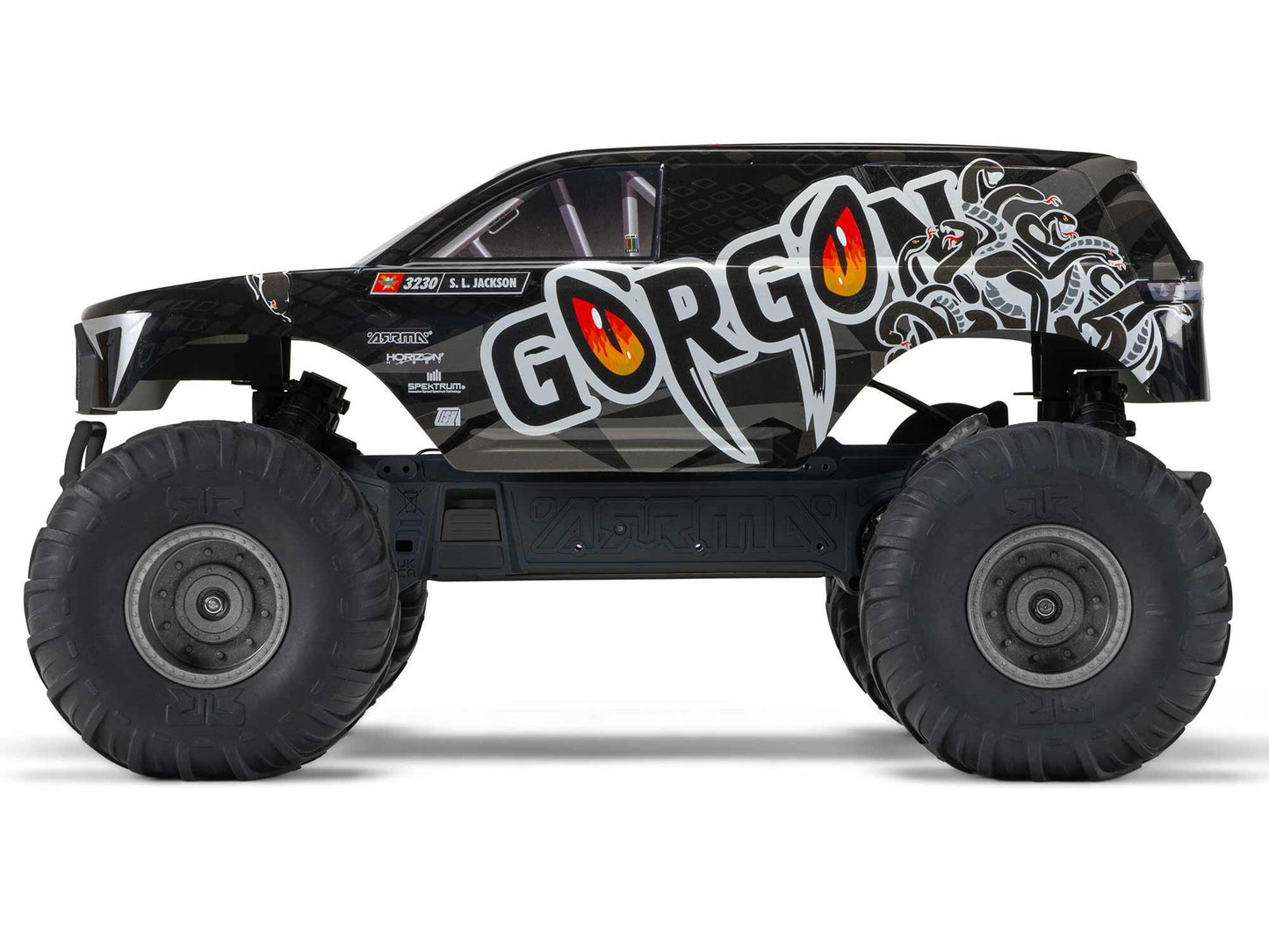 Gorgon 2wd MT 1/10 Ready-To-Assemble Kit w/8.4v/Chg Gunmetal