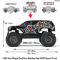 Gorgon 2wd MT 1/10 Ready-To-Assemble Kit w/8.4v/Chg Gunmetal