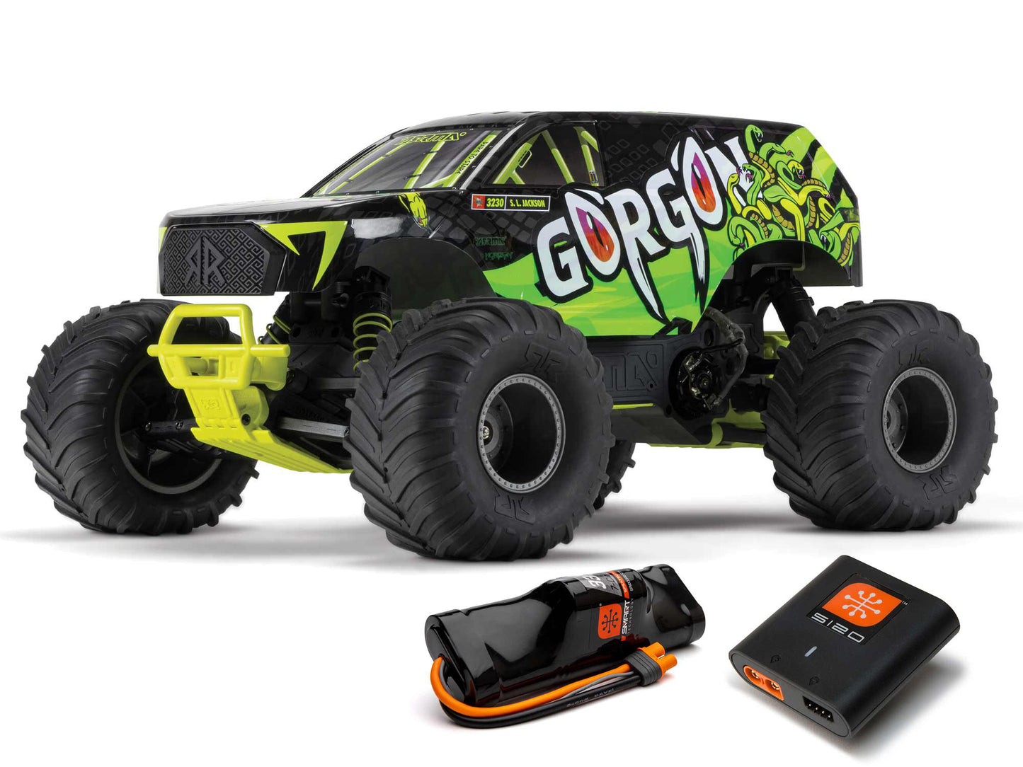 Gorgon 2wd MT 1/10 RTR Smart w/8.4v Batt/USB Charger