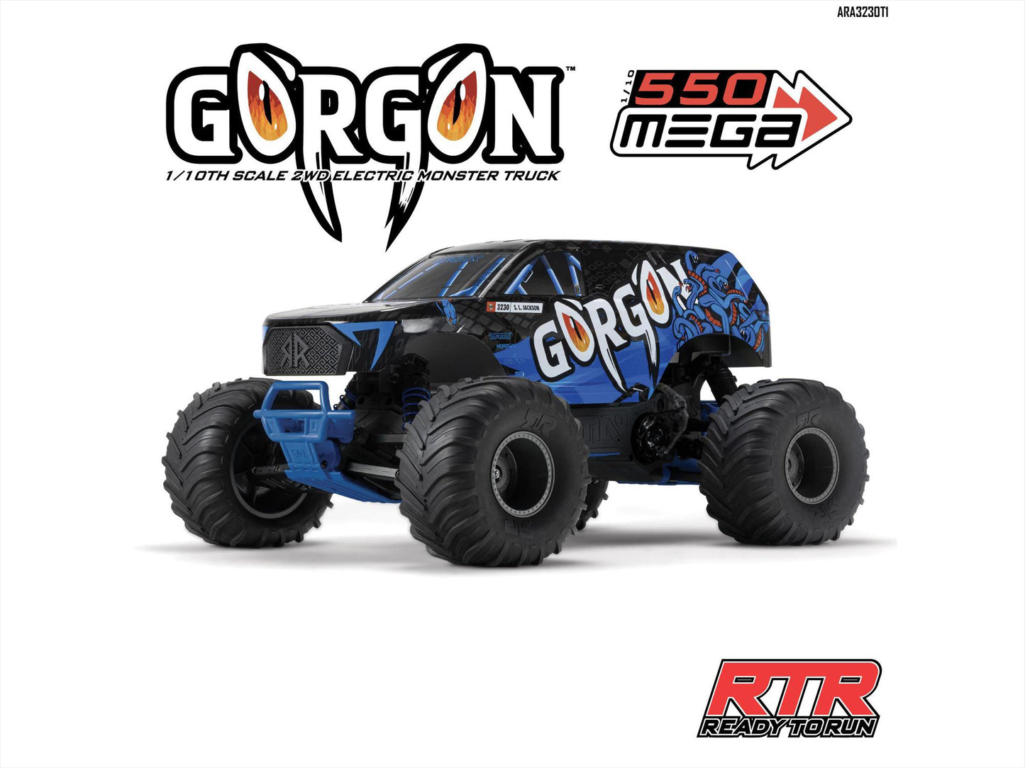 Gorgon 2wd MT 1/10 RTR No Battery/Charger) Blue