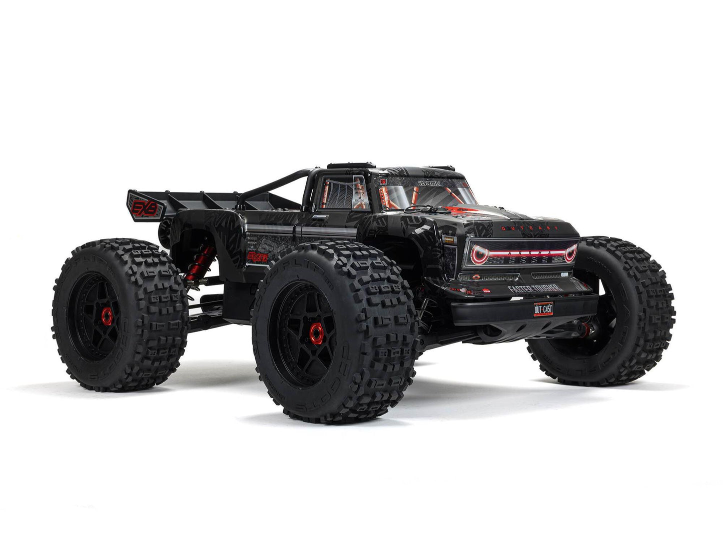 1/5 OUTCAST 4X4 8S BLX EXB Brushless Stunt Truck RTR, Black