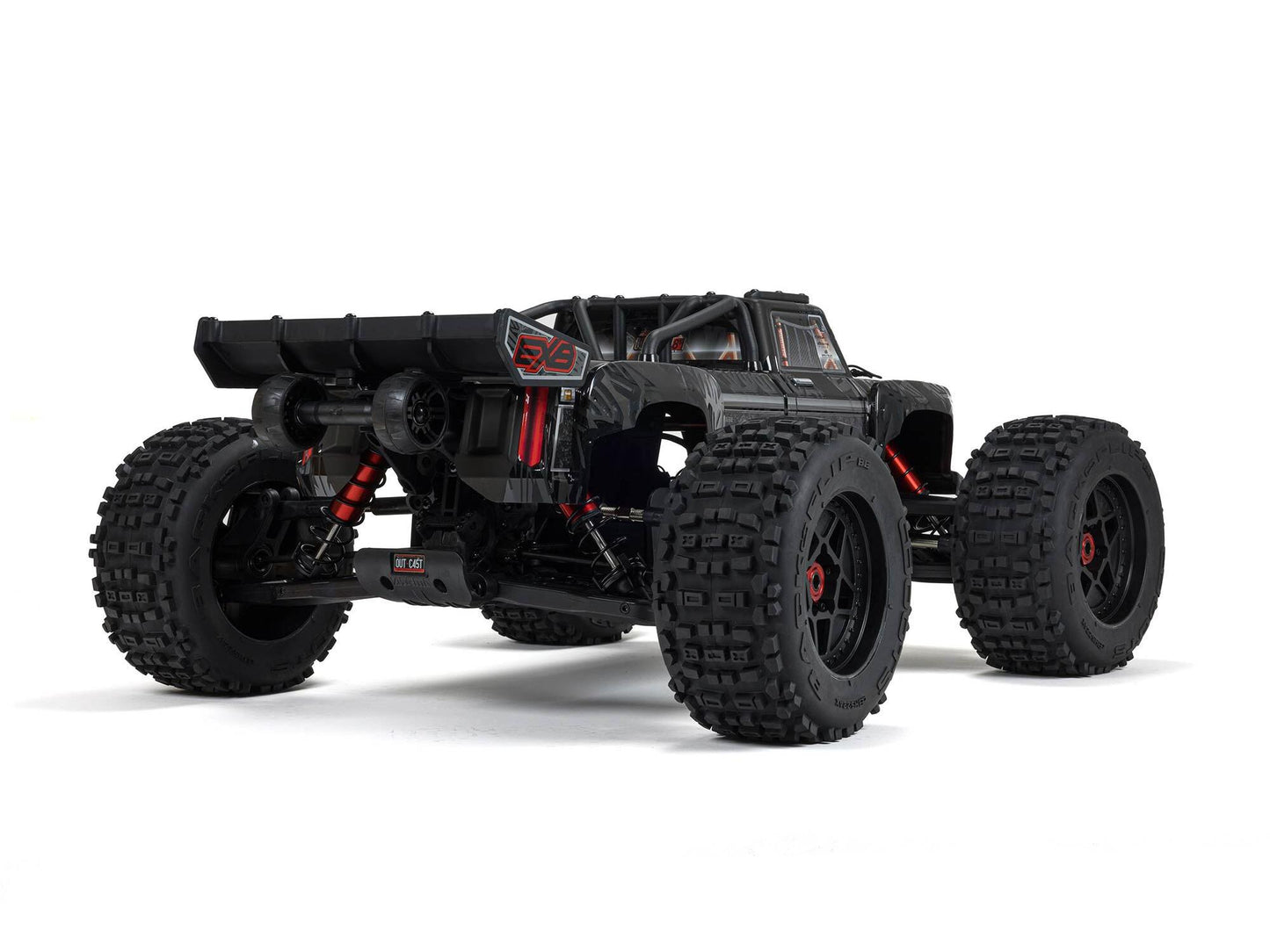 1/5 OUTCAST 4X4 8S BLX EXB Brushless Stunt Truck RTR, Black