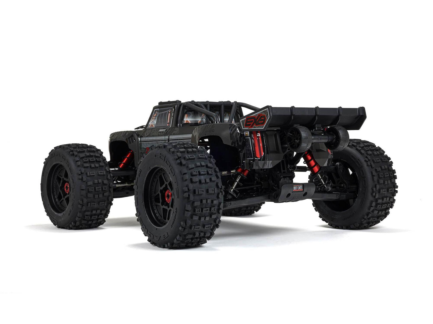 1/5 OUTCAST 4X4 8S BLX EXB Brushless Stunt Truck RTR, Black