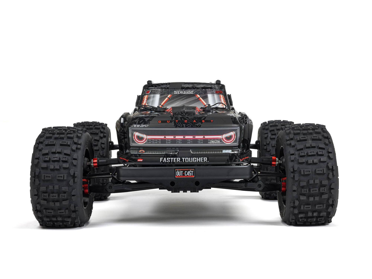 1/5 OUTCAST 4X4 8S BLX EXB Brushless Stunt Truck RTR, Black