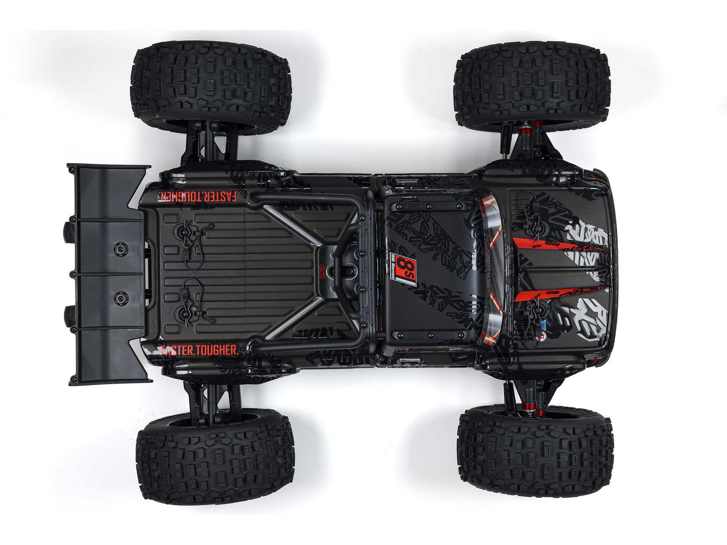 1/5 OUTCAST 4X4 8S BLX EXB Brushless Stunt Truck RTR, Black