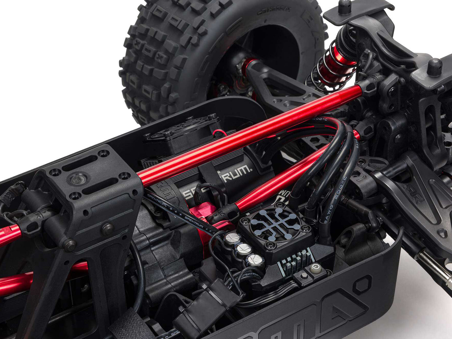 1/5 OUTCAST 4X4 8S BLX EXB Brushless Stunt Truck RTR, Black