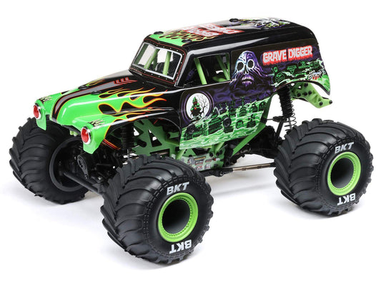 1/18 Mini LMT 4X4 Brushed Monster Truck RTR, Grave Digger