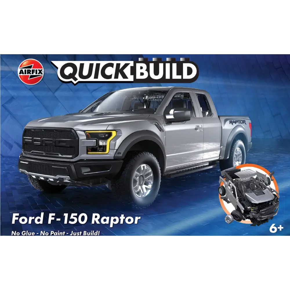 Airfix Quick Build Ford F150 Raptor Grey