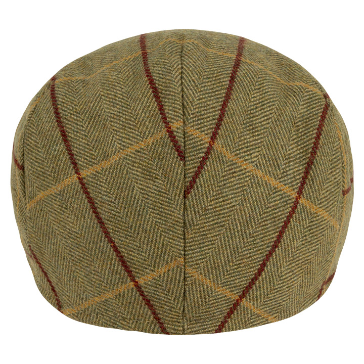 Wool Blend Flat Cap Tweed