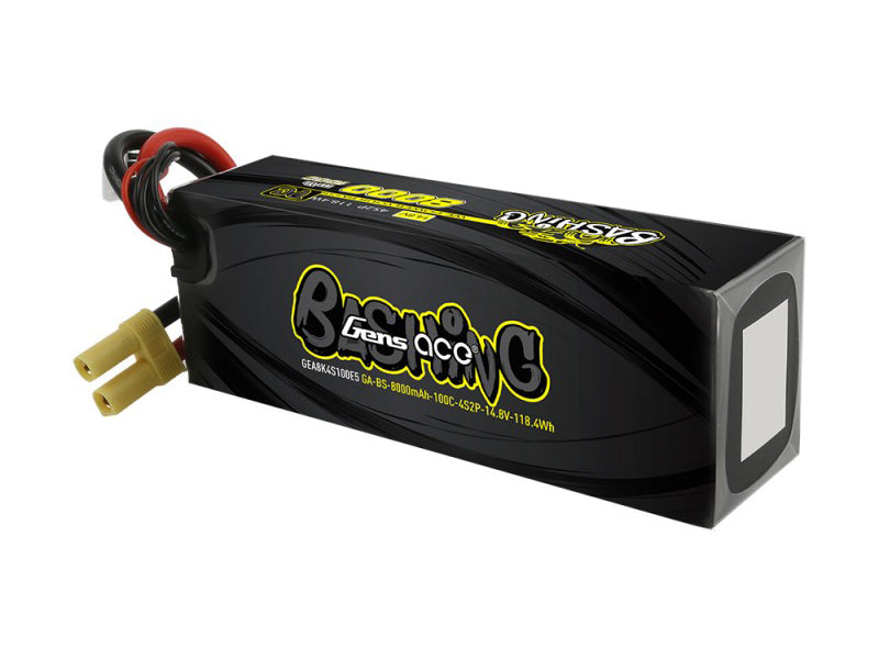 Gens ace LiPo Car 4S2P 14.8V 8000 100C (EC5)