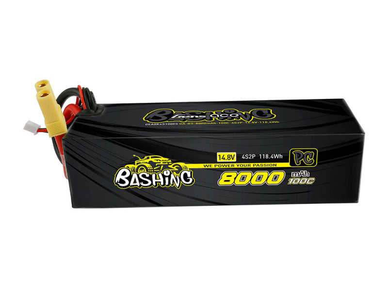 Gens ace LiPo Car 4S2P 14.8V 8000 100C (EC5)