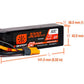 Spektrum 3200mAh 6s 22.2v 50C Smart Lipo Battery G2 IC5