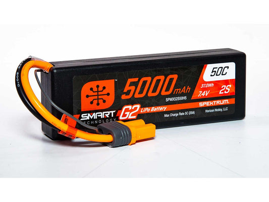 5000mAh 2S 7.4V SMART G2 50C IC5