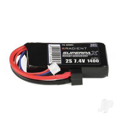 Lipo 2s 1400mAh 7.4v 30c Deans