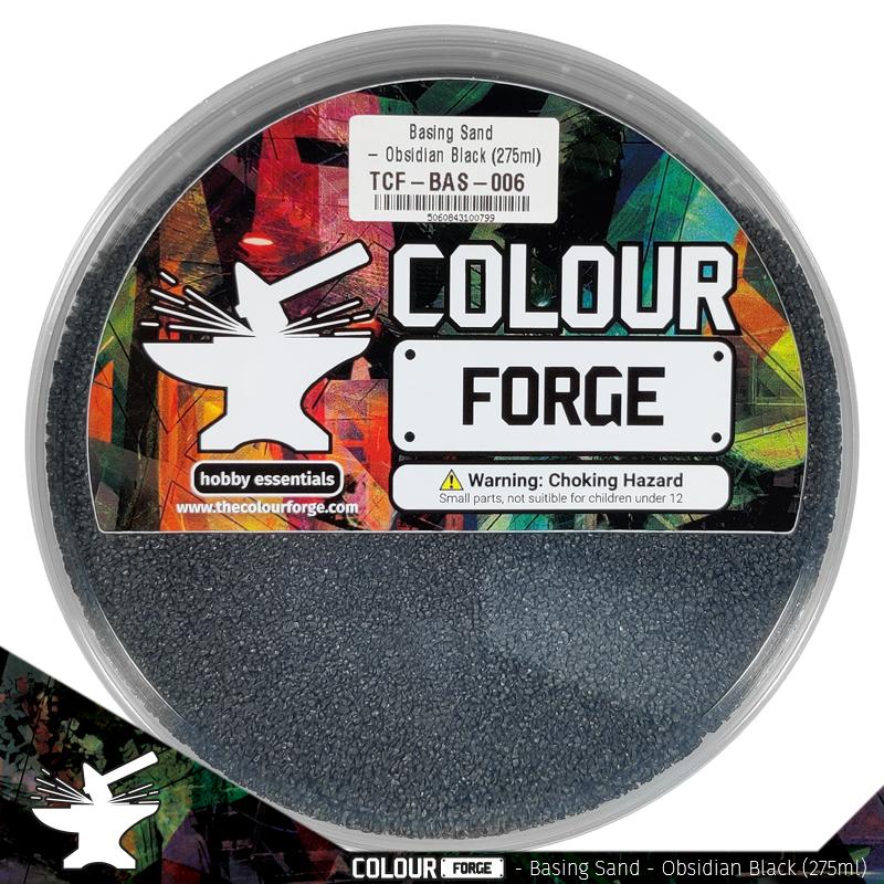 Colour Forge Basing Sand Obsidian Black -275ml