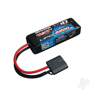 2200mAh 7.4vv 2-Cell 25C ID liPo Battery