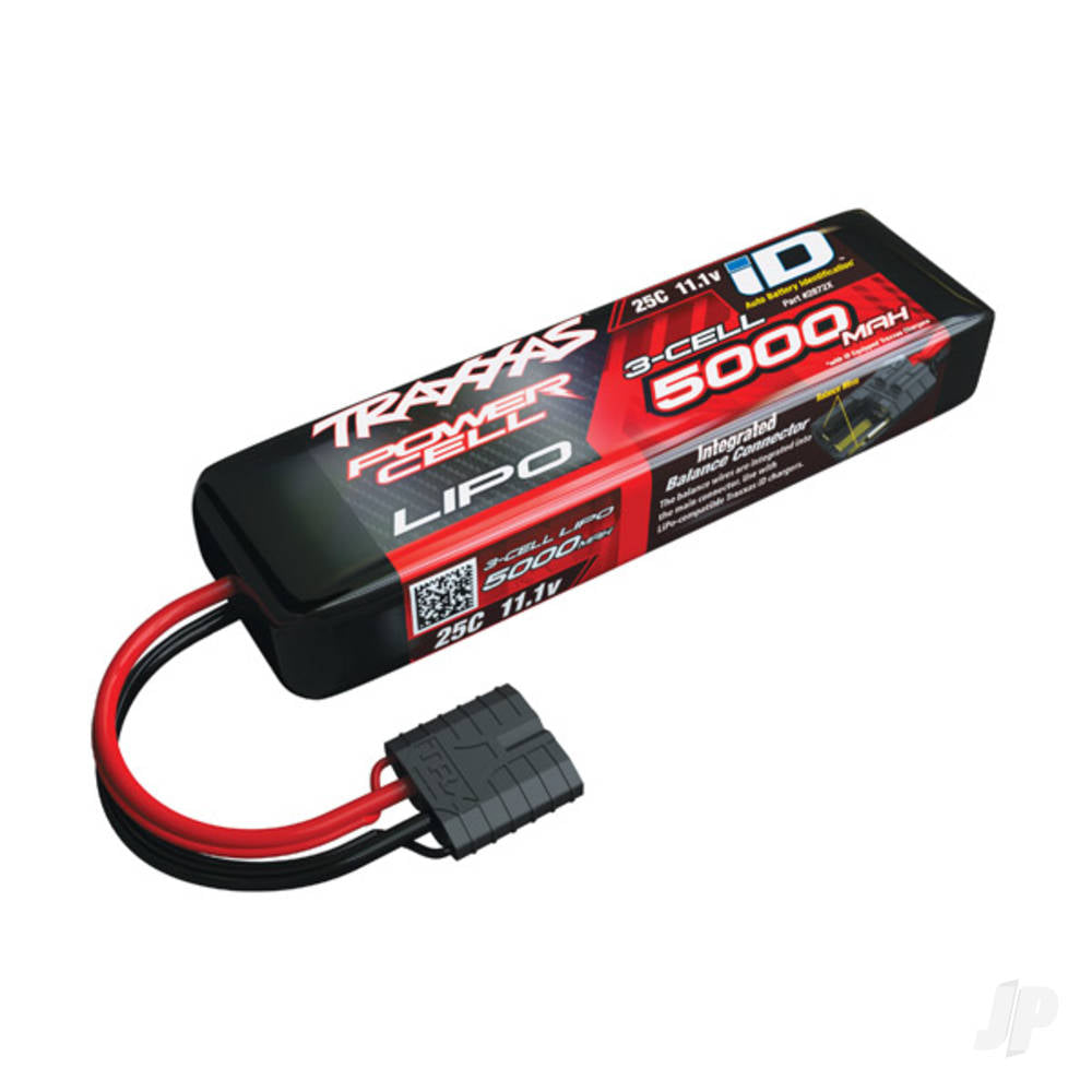 5000mAh 11.1v 3-Cell 25C ID liPo Battery