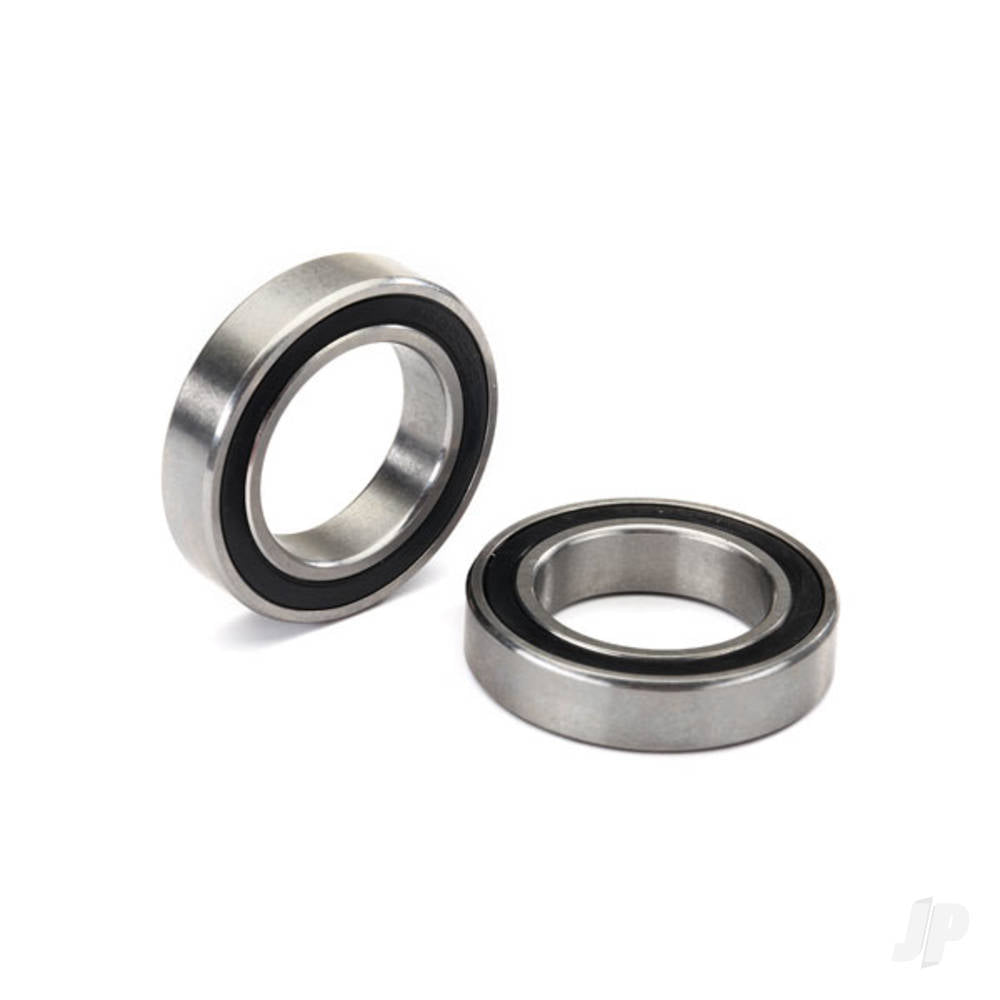 Ball bearing, black rubber sealed (20x32x7mm) (2)