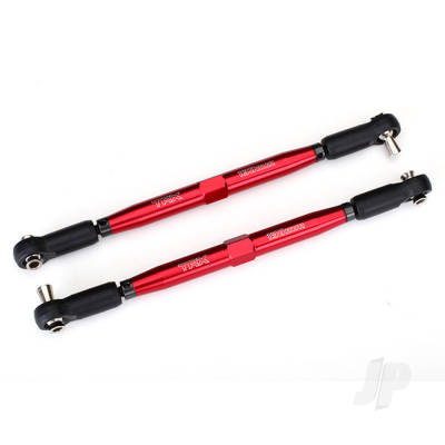 Toe links, X-Maxx (Tubes Red-anodised, 7075-T6 aluminium