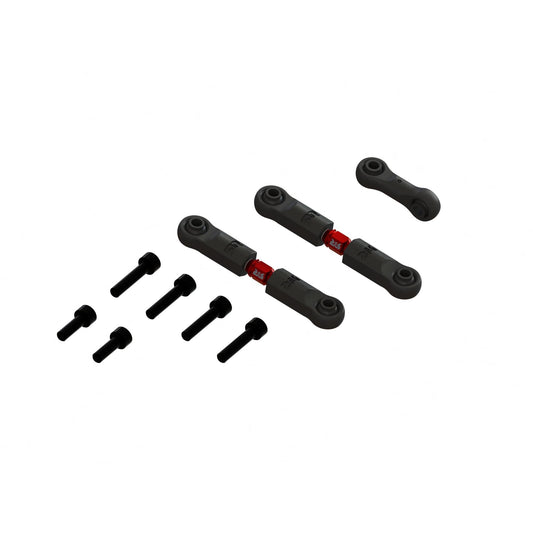 Aluminum Adjustable Steering Links Set B (2): Mojave GROM