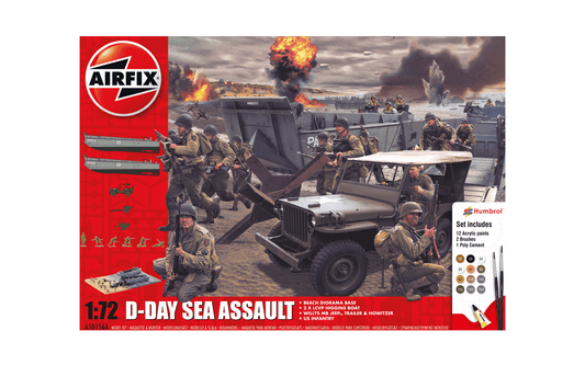 Airfix D-Day Sea Assault Gift Set 1:72