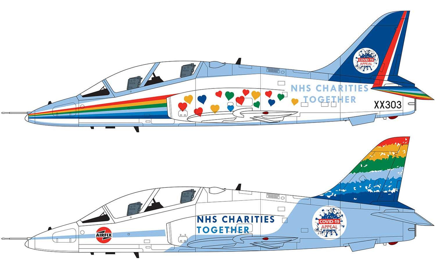 NHS Charities Together Hawk 1:72