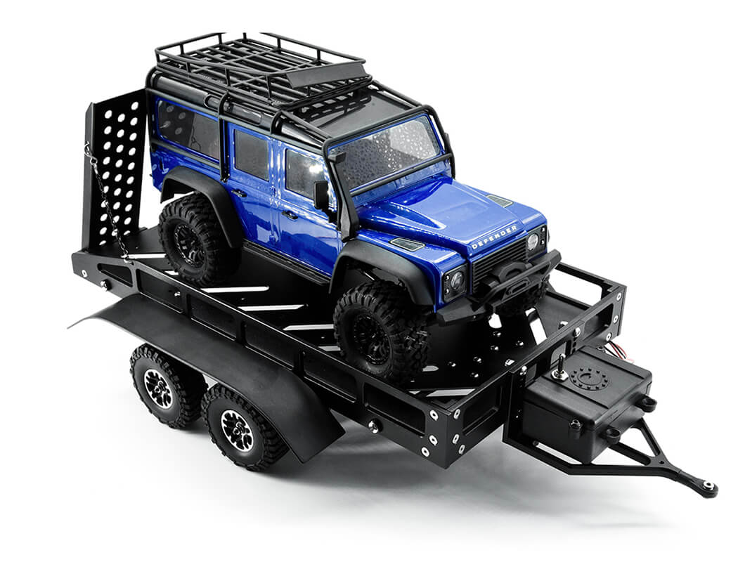 Fastrax Dual-Axle Trailer W/Ramps & LEDS