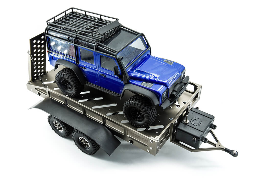 Fastrax Dual-Axle Trailer W/Ramps & LEDS