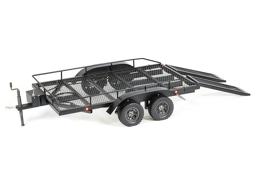 Scale Dual Axle Trailer W/Ramps/Lights