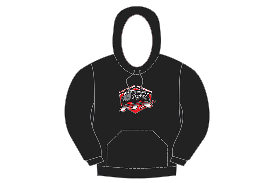 FTX Badge Logo Brand Pullover Hoodie Black