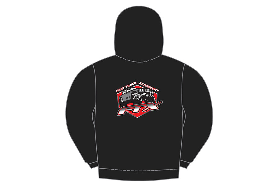 FTX Badge Logo Brand Pullover Hoodie Black