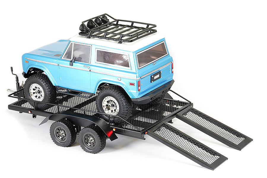 Scale Dual Axle Trailer W/Ramps/Lights