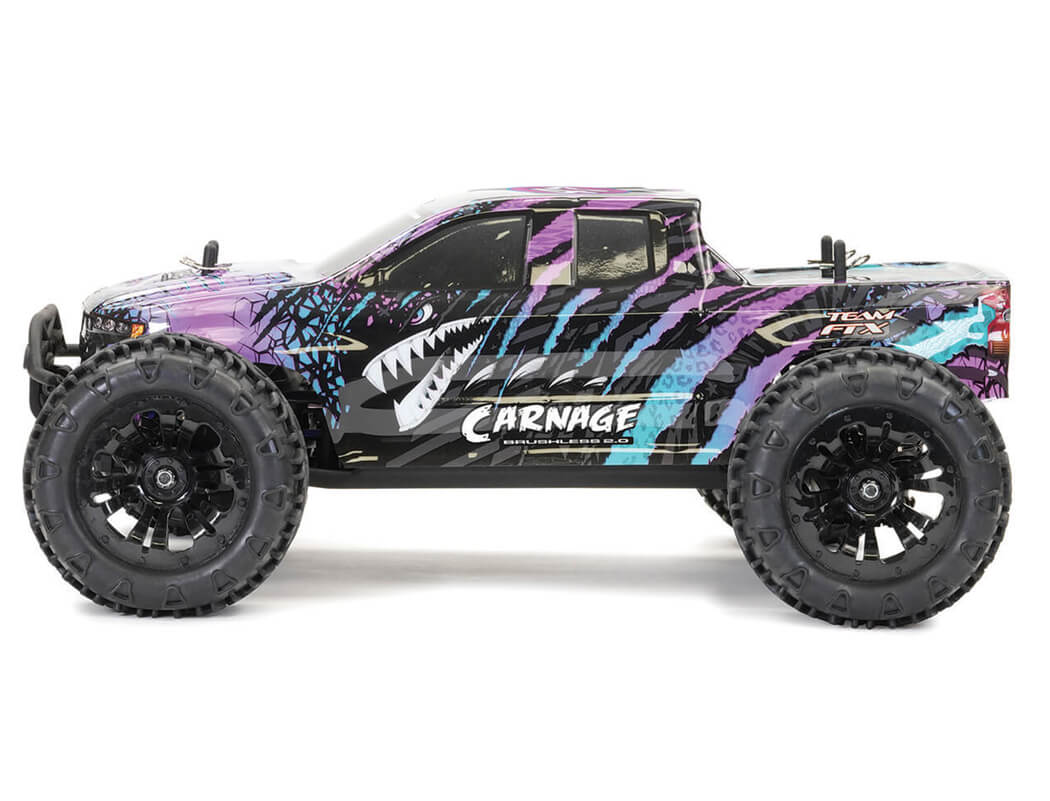 FTX CARNAGE 2.0 1/10 BRUSHLESS TRUCK 4WD RTR W/LIPO & CHARGER