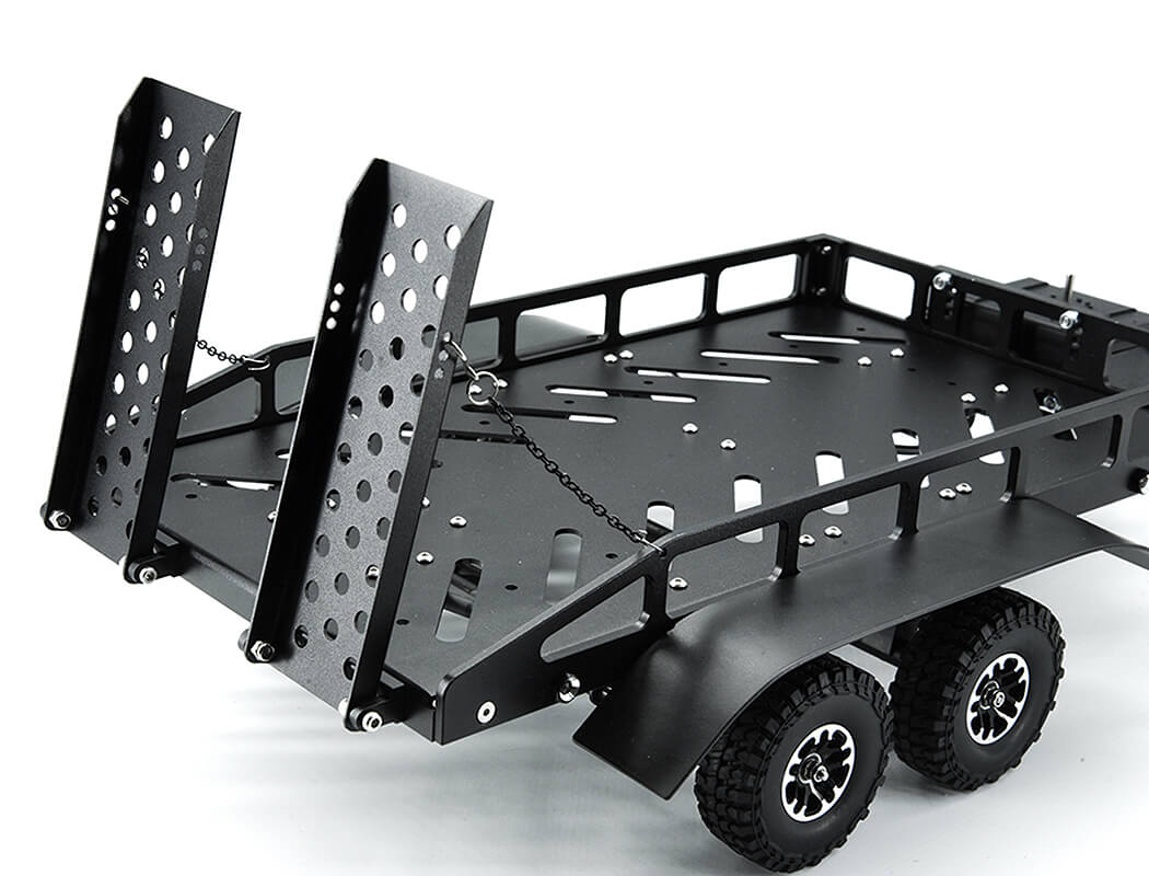 Fastrax Dual-Axle Trailer W/Ramps & LEDS