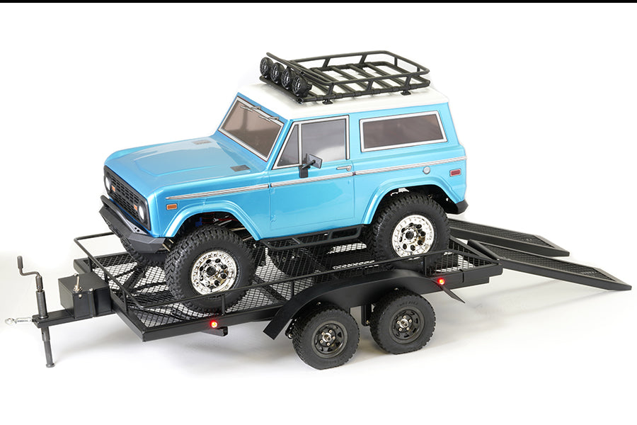 Scale Dual Axle Trailer W/Ramps/Lights