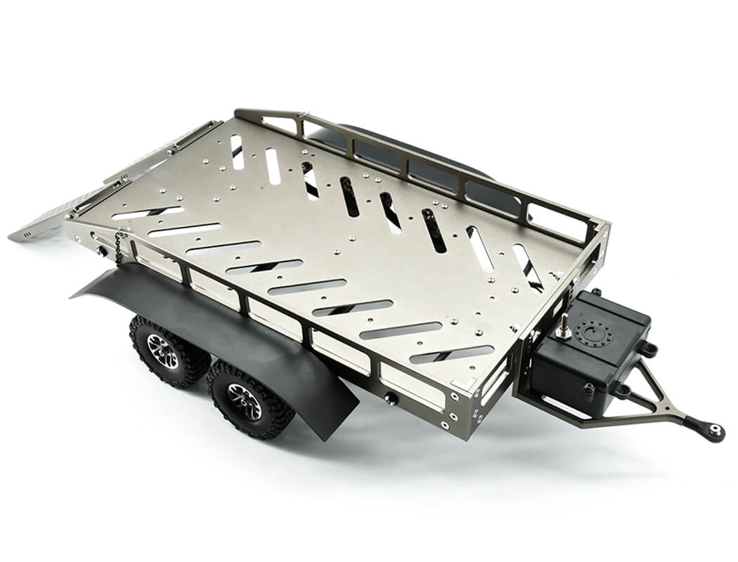 Fastrax Dual-Axle Trailer W/Ramps & LEDS