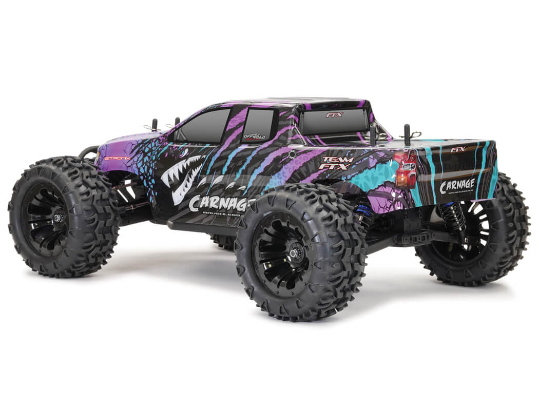 FTX CARNAGE 2.0 1/10 BRUSHLESS TRUCK 4WD RTR W/LIPO & CHARGER