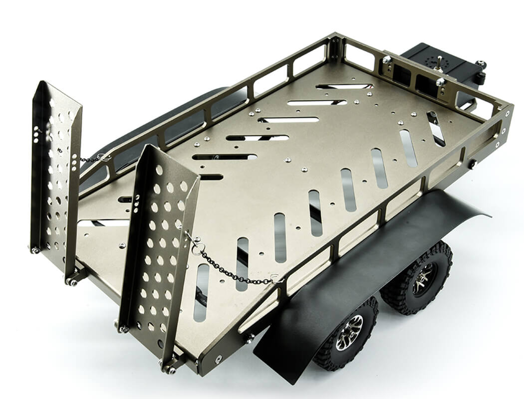 Fastrax Dual-Axle Trailer W/Ramps & LEDS